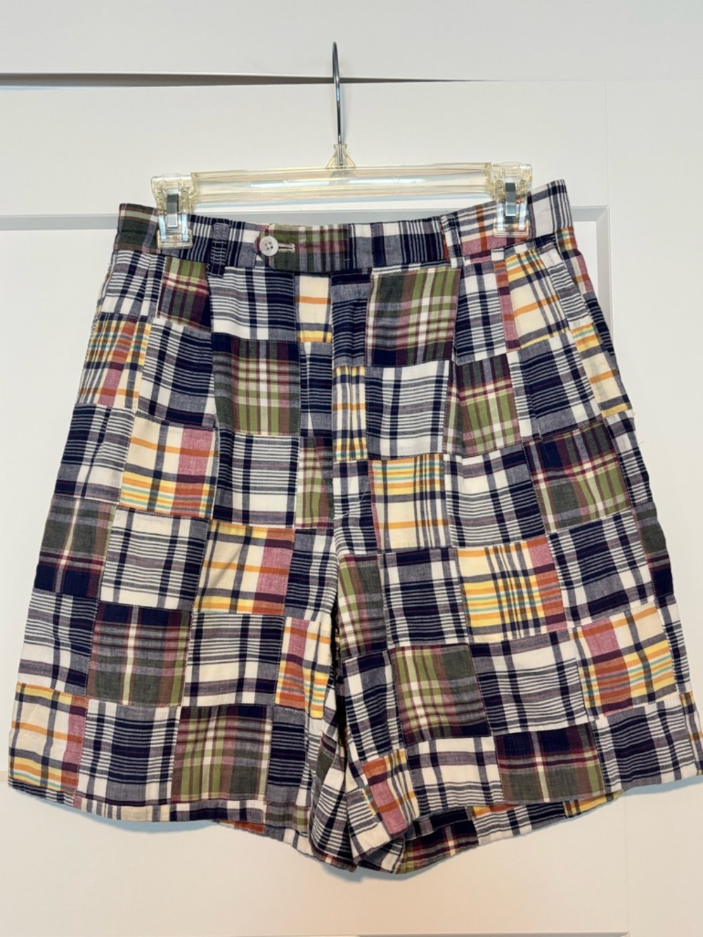 Berle Multicolor Patchwork Plaid Shorts